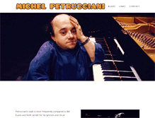 Tablet Screenshot of michelpetrucciani.com